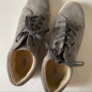 Ugg Grey Suede Tomi Sneaker Size 9